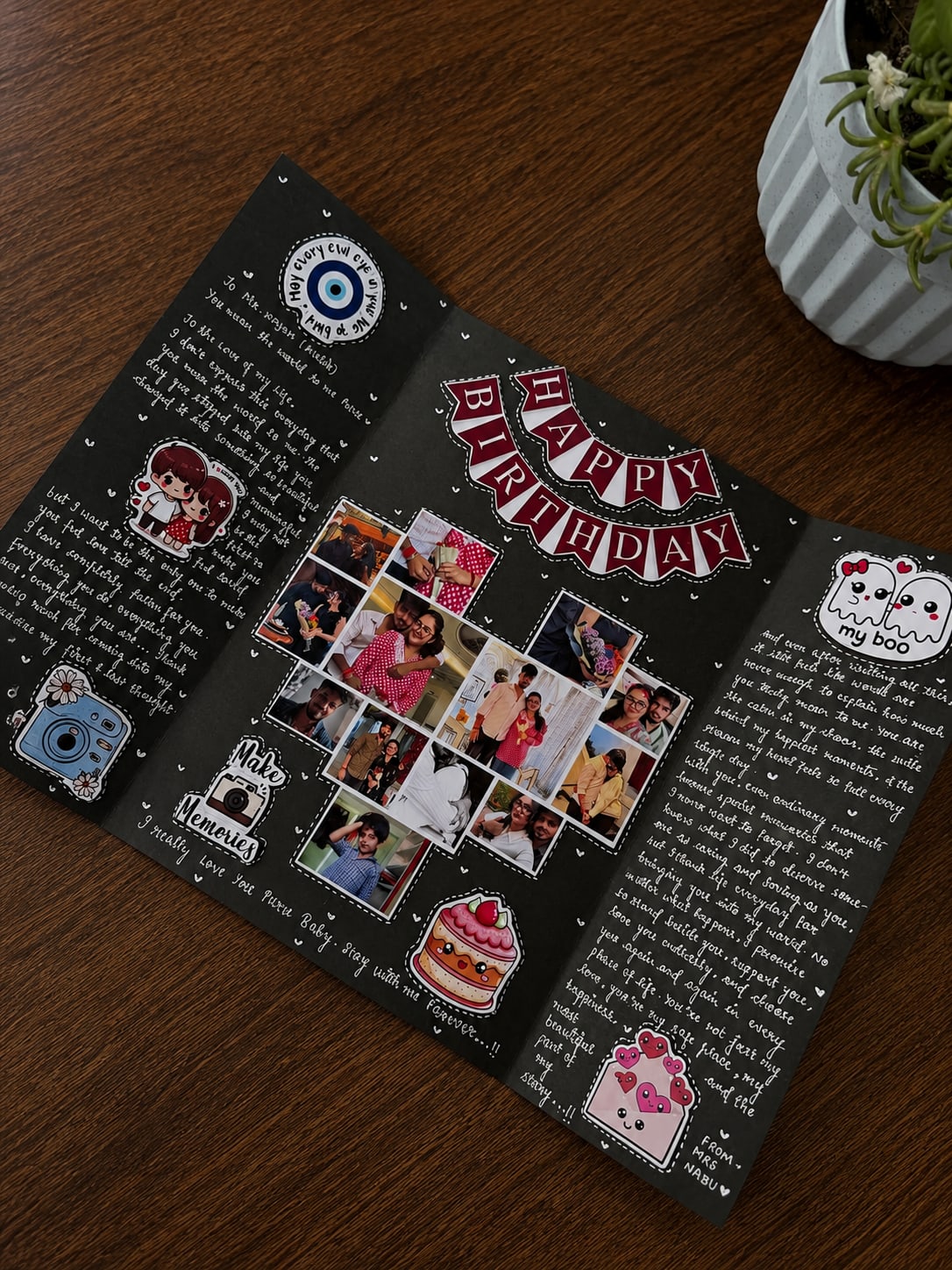 Premium Hand-Written Scrapbook Folder