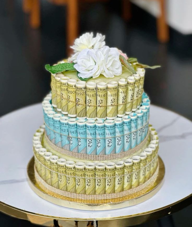 Currency Note Cake (Money Cake)