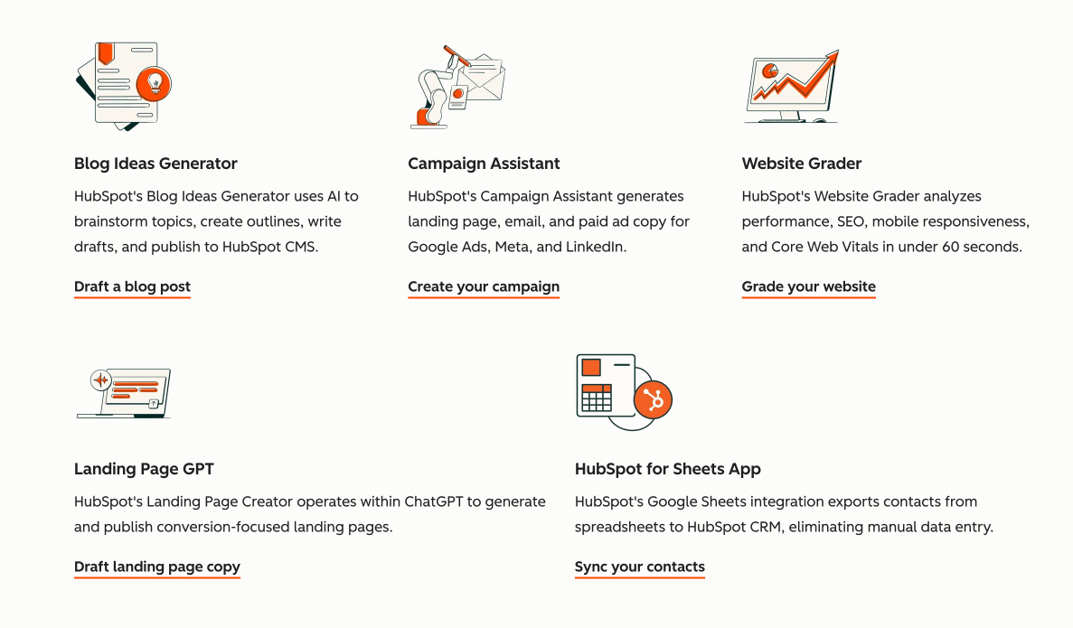 Microapp portfolio screens · Blog Magic, Invoice Generator, Campaign Assistant
