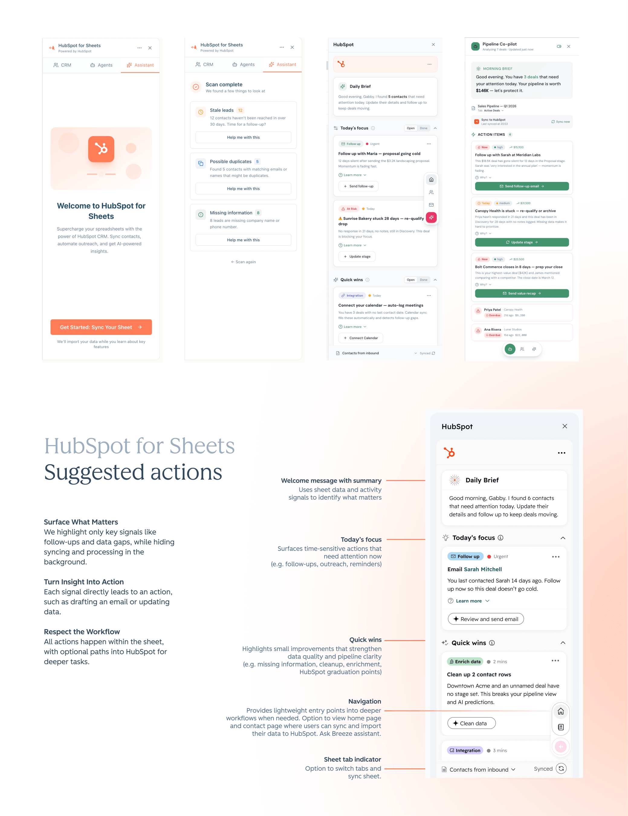 Lovable vibe code explorations that shaped the Design Vision.