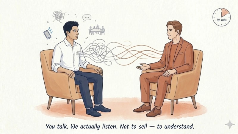 Attentive listening in conversation