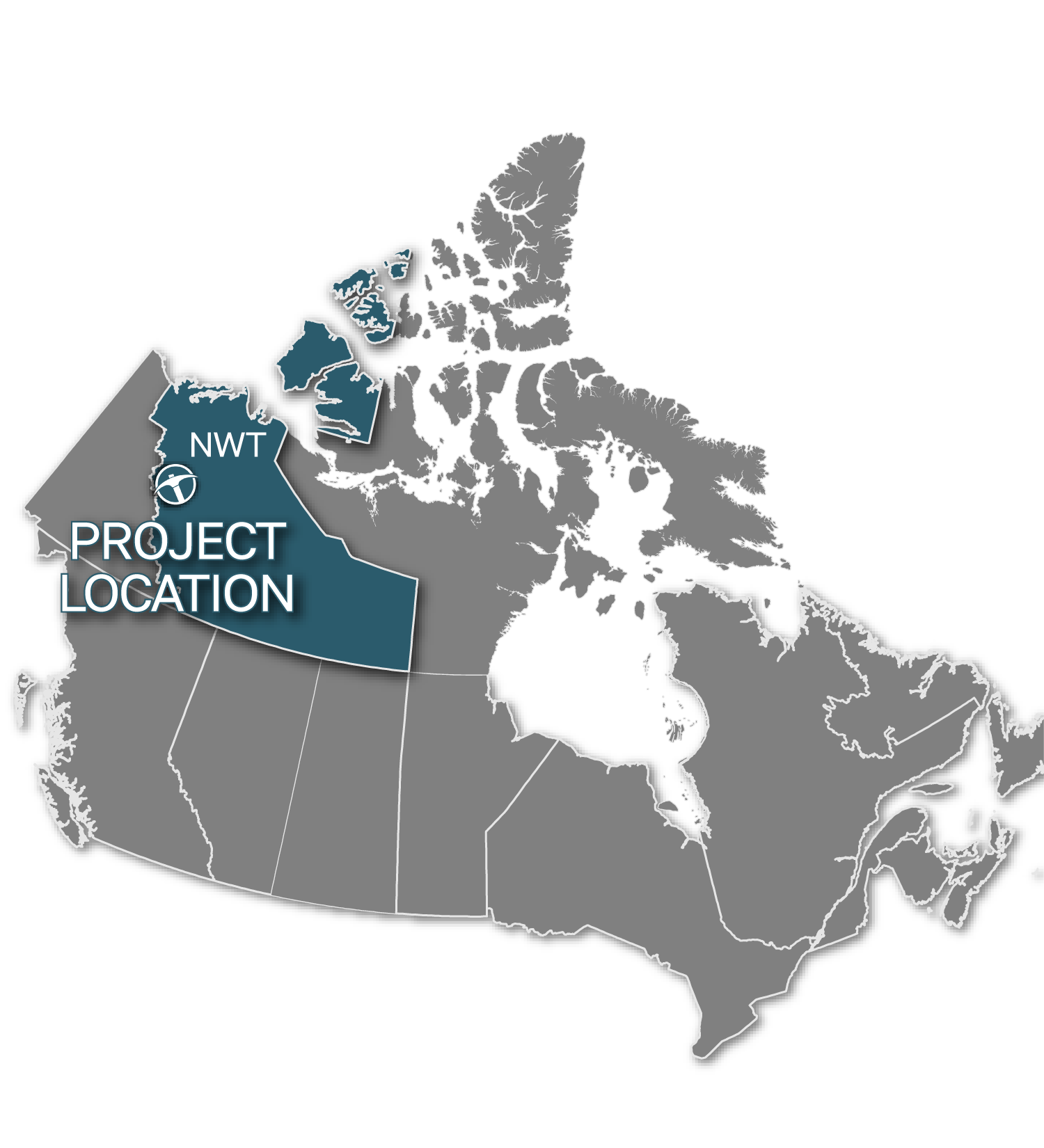 NWT Canada Location Map