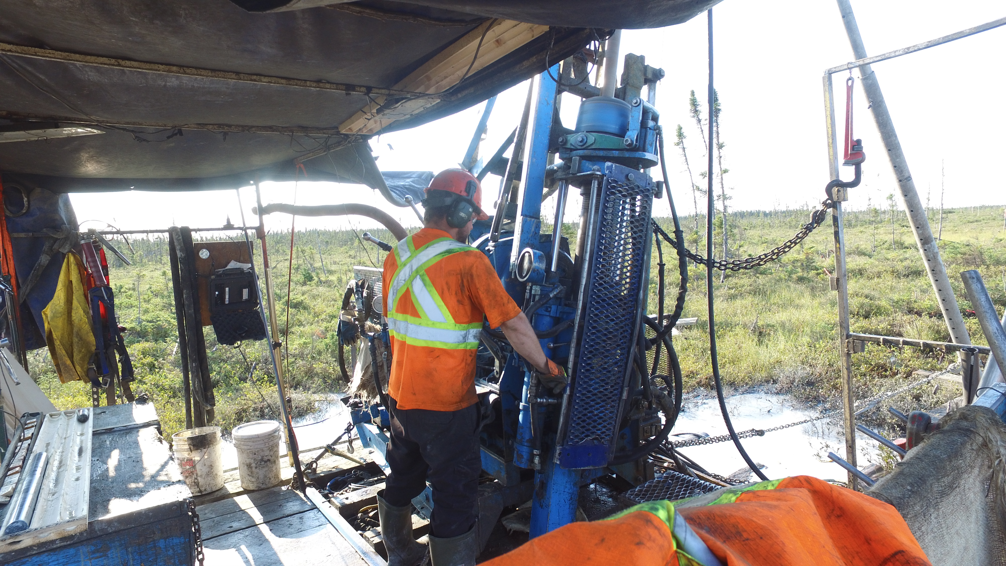 Drilling for gold in the Abitibi