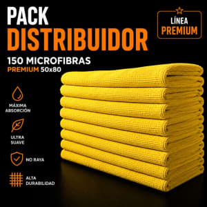 Pack x150 Paños de Microfibra 50x80 con 45% OFF | Clean D | RDP Argentina
