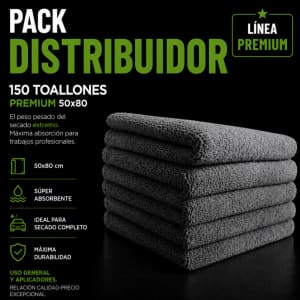 Pack x150 Toallones De Secado MIcrofibra Super Absorbente con 45% OFF | Clean D | RDP Argentina