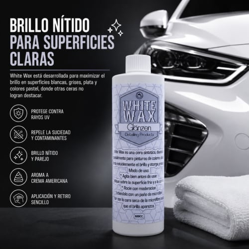 White Wax Cera Autos Blancos - Producto