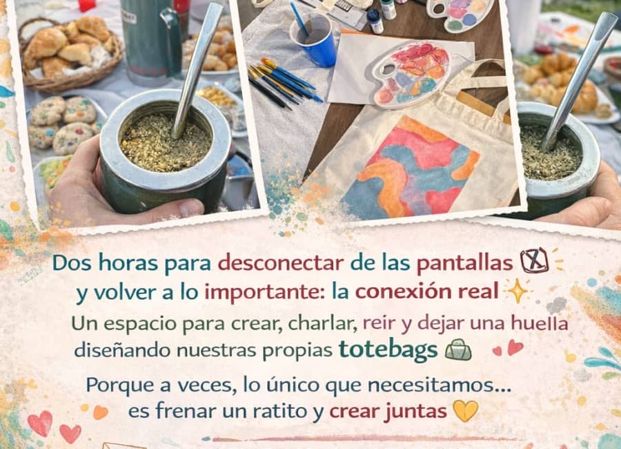 Taller tarde de mates con amigas  - Servicio de Arte Movil | RDP Argentina