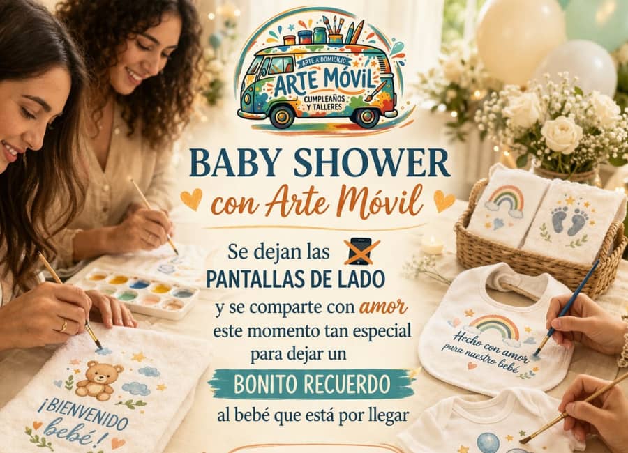 Taller para Baby Shower  - Servicio de Arte Movil | RDP Argentina