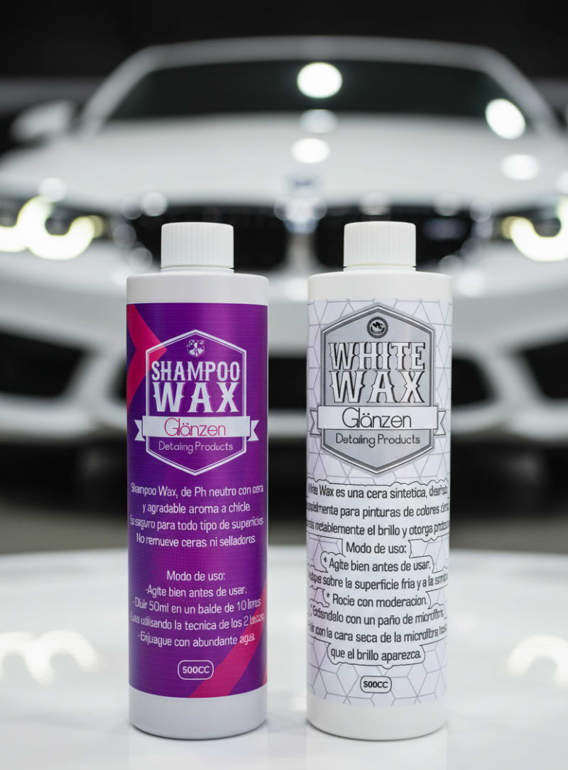 Combo Lavado Auto Blanco