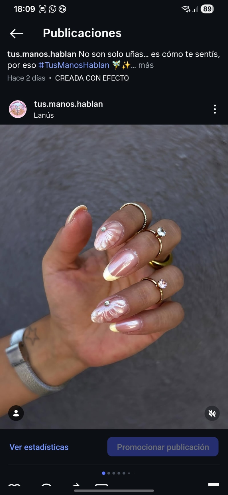 Uñas Kapping con Rubber