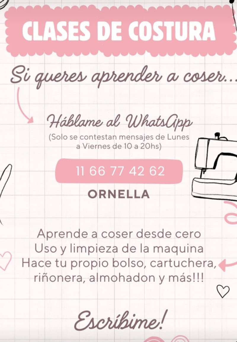 Clases de Costura 🧵🪡