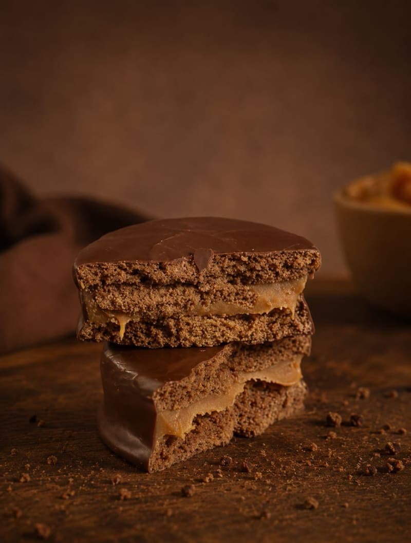 Alfajor clásico chocolate