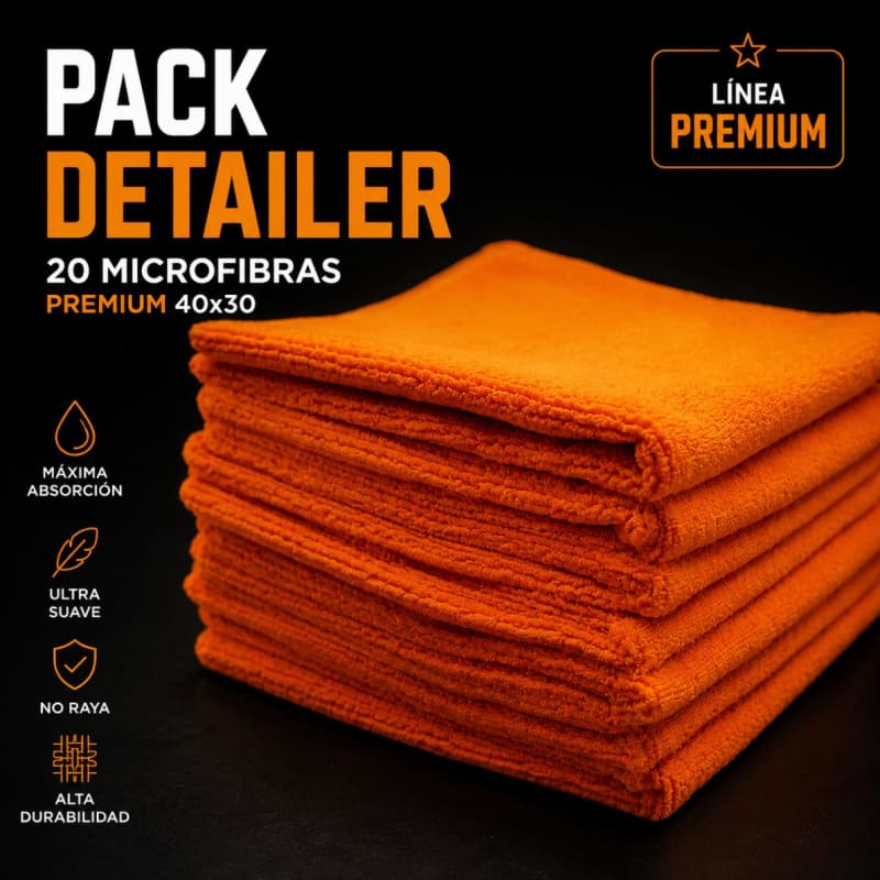 Pack x20 Paños de Microfibra 40x30