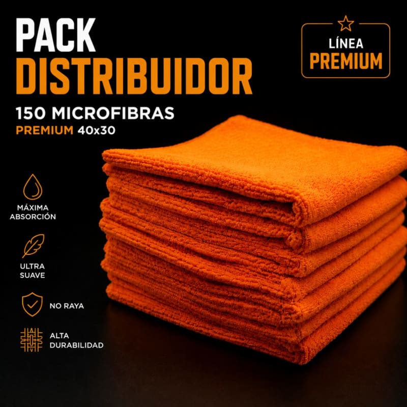 Pack x150 Paños de Microfibra 40x30