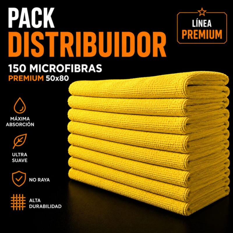 Pack x150 Paños de Microfibra 50x80