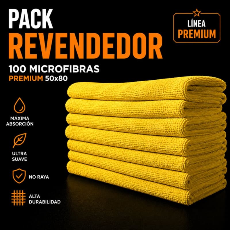 Pack x100 Paños de Microfibra 50x80