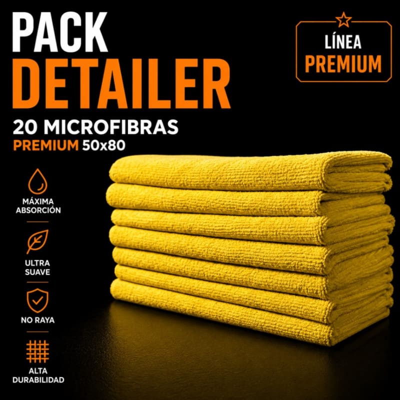 Pack x20 Paños de Microfibra 50x80