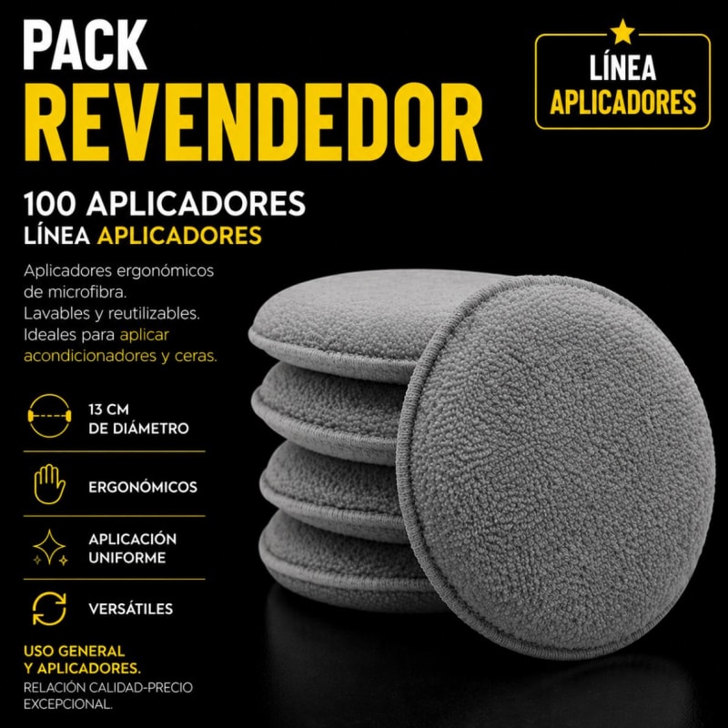 Pack x100 Aplicadores De MIcrofibra
