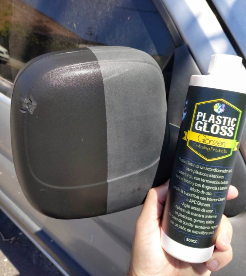 Plastic Gloss - Acondicionador brillante para plasticos interiores y exteriores