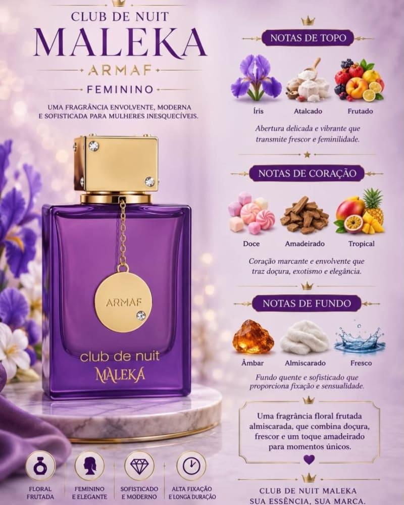 Armaf Club de nuit Maleka eau de perfum 105ml