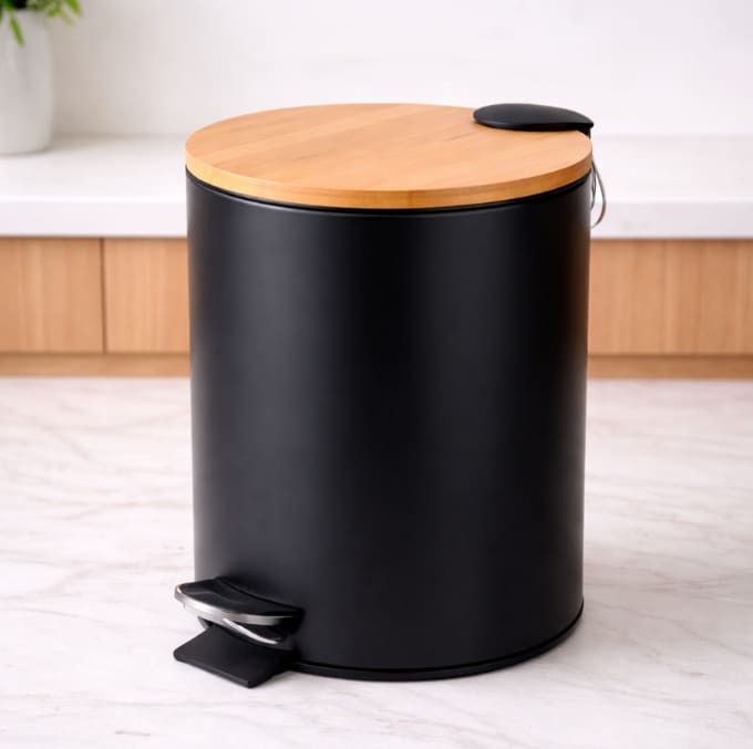 Cesto de Residuos Negro - Producto de Trend Haus | RDP Argentina