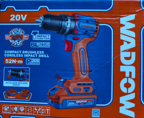 Taladro con percutor - Wadfow 20V - 55nm - Producto de POR_Herramientas | RDP Argentina