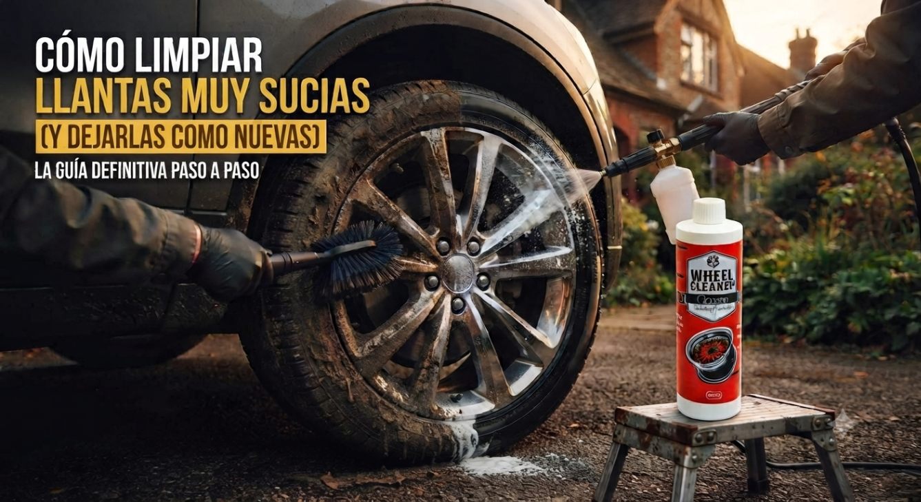 Cómo limpiar llantas muy sucias (y dejarlas como nuevas)