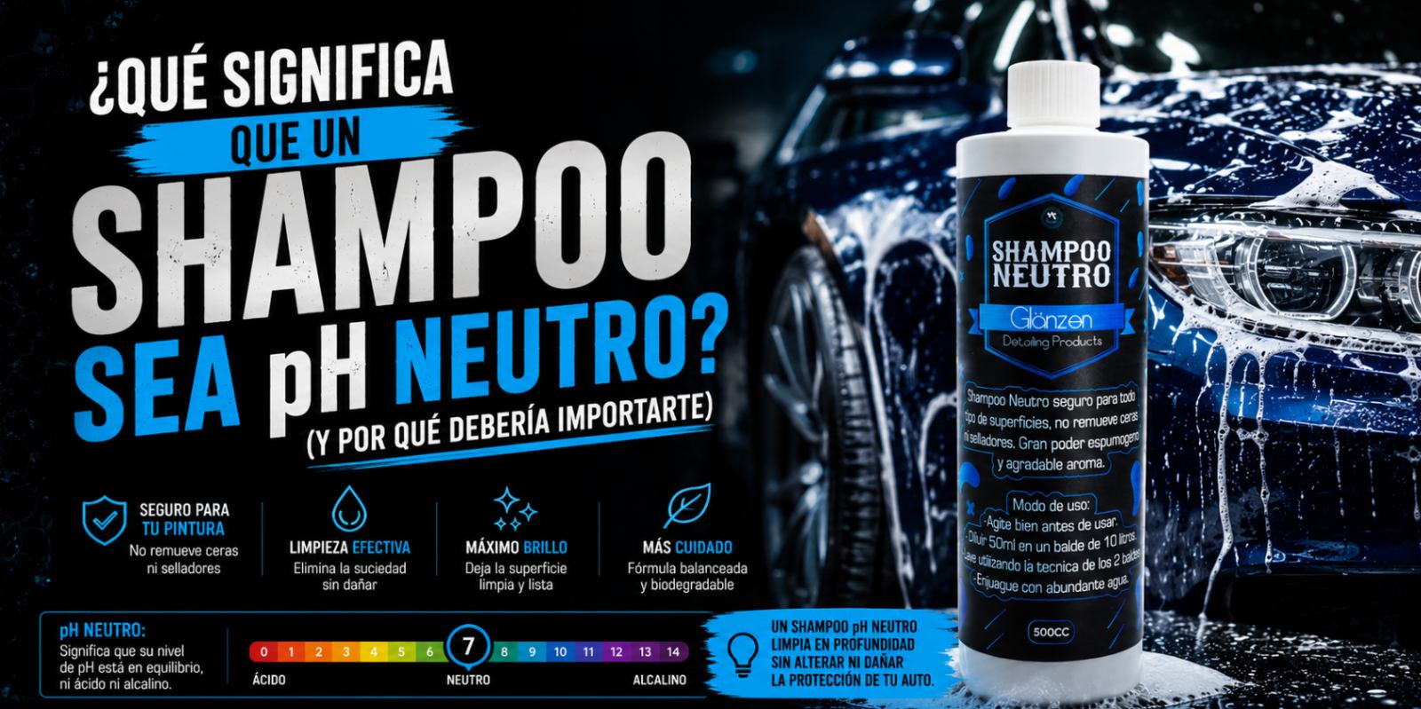 ¿Qué significa que un shampoo sea pH neutro? (y por qué debería importarte)