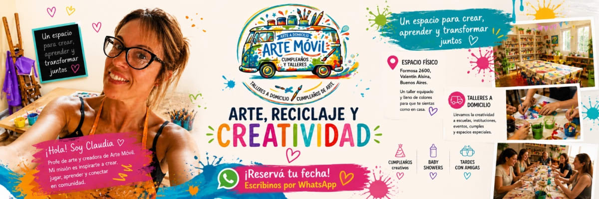 Portada de Arte Móvil - Talleres de arte a domicilio Valentín Alsina | RDP Argentina