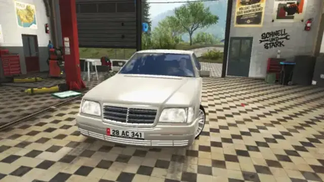 Eski kasa mercedes 