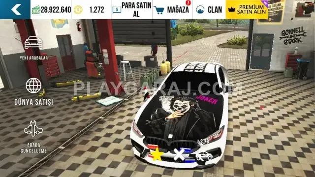 bmw m8 joker çizim