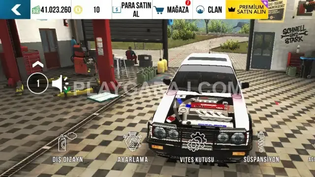 golf mk2 motor cizimi