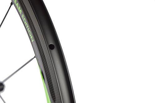 Vue 7 de Roues Carbone Vélo Route