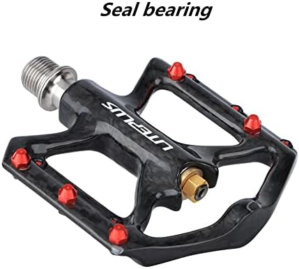 Vue 5 de Pédales Vélo Carbone Titane