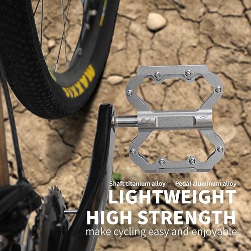 Vue 5 de Pédales Titane Vélo Performance