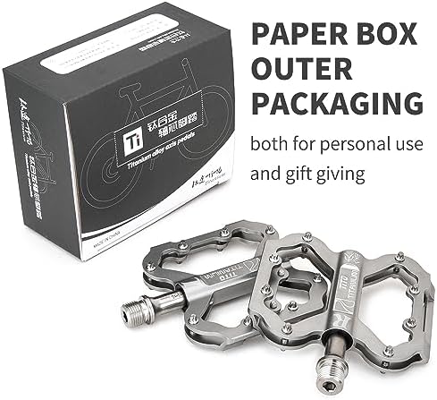 Vue 7 de Pédales Titane Vélo Performance