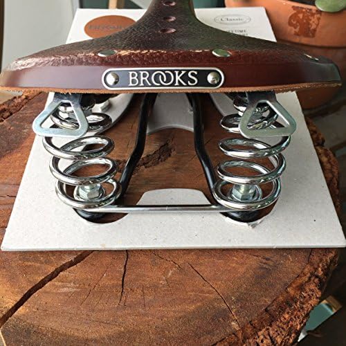 Vue 2 de Selle Cuir Confort Classique Vélos