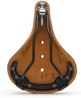 Vue 4 de Selle Cuir Cyclisme Femme Classique