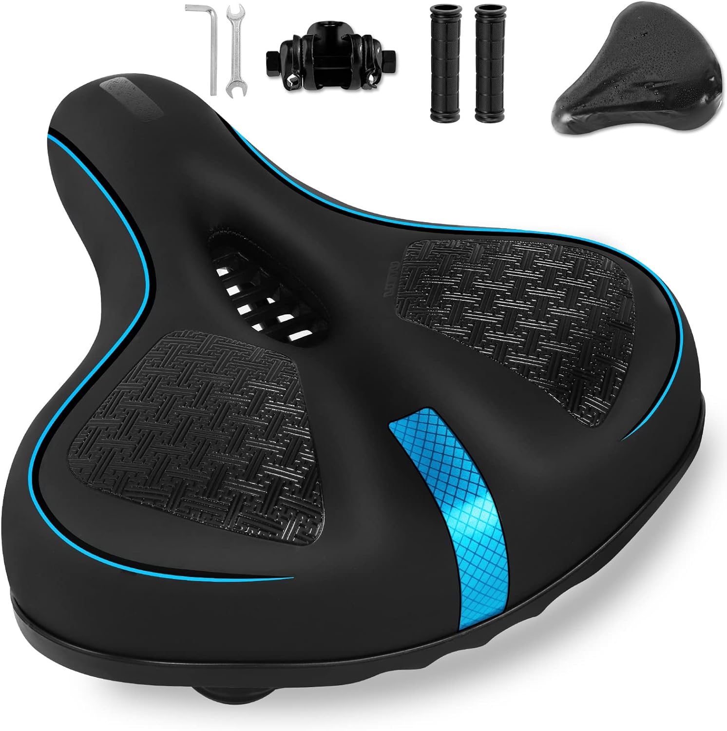 Selle de velo surdimensionnee