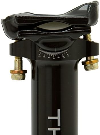 Vue 3 de Tige de Selle Vélo Noir