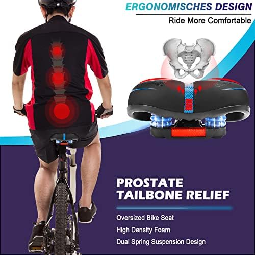 Vue 4 de Selle Vélo Confort Absorbant Chocs