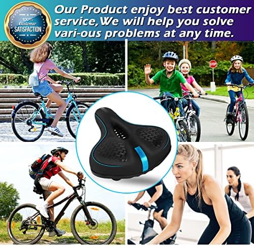 Vue 7 de Selle Vélo Confort Absorbant Chocs