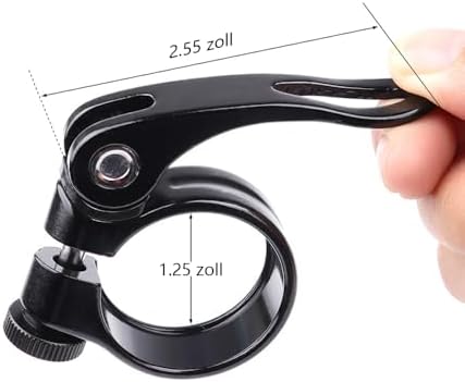 Vue 2 de Collier Selle Vélo Installation Facile