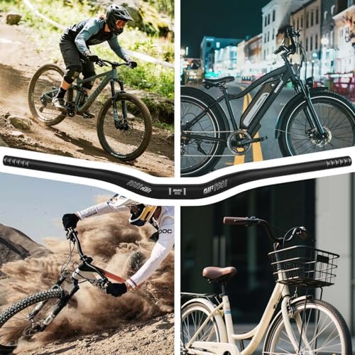 Vue 6 de Guidon Vélo Aluminium Léger