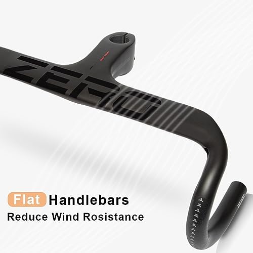 Vue 6 de Guidon Carbone Route Aérodynamique