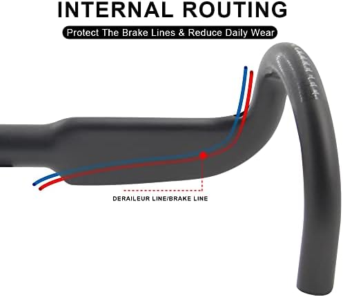 Vue 4 de Guidon Carbone Vélo Route