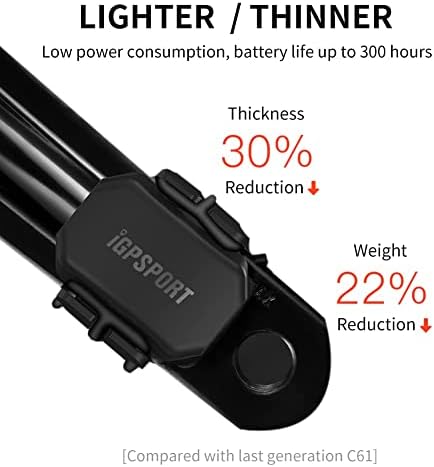 Vue 4 de Capteur Cadence Vélo Connecté