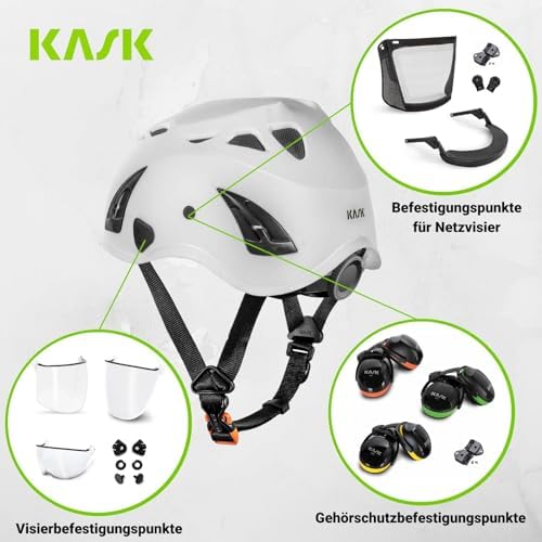 Vue 4 de Casque Sécurité Sportif Polypropylène