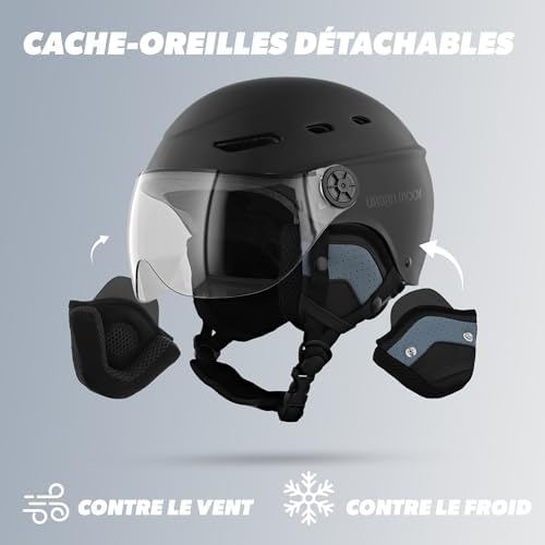 Vue 6 de Casque VTT Blanc Adulte