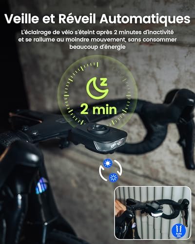 Vue 6 de Phare Vélo Sécurité Lumineux